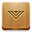 Wooden Download Box Icon 32x32 png